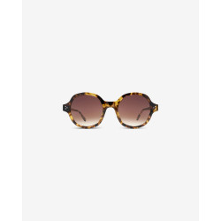 Lunette de soleil Sofia White Brown / Havana